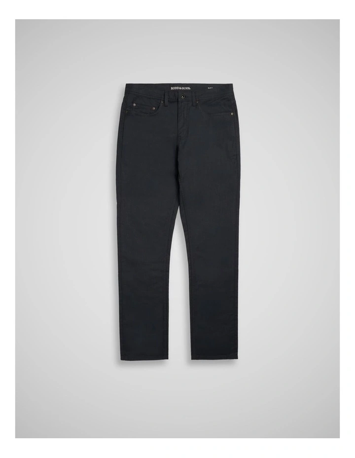 Gunn Straight Fit Jean Long Leg in Coal image 4