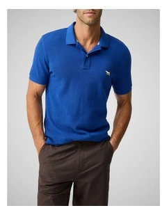 The Gunn Sports Fit Polo in Sapphire