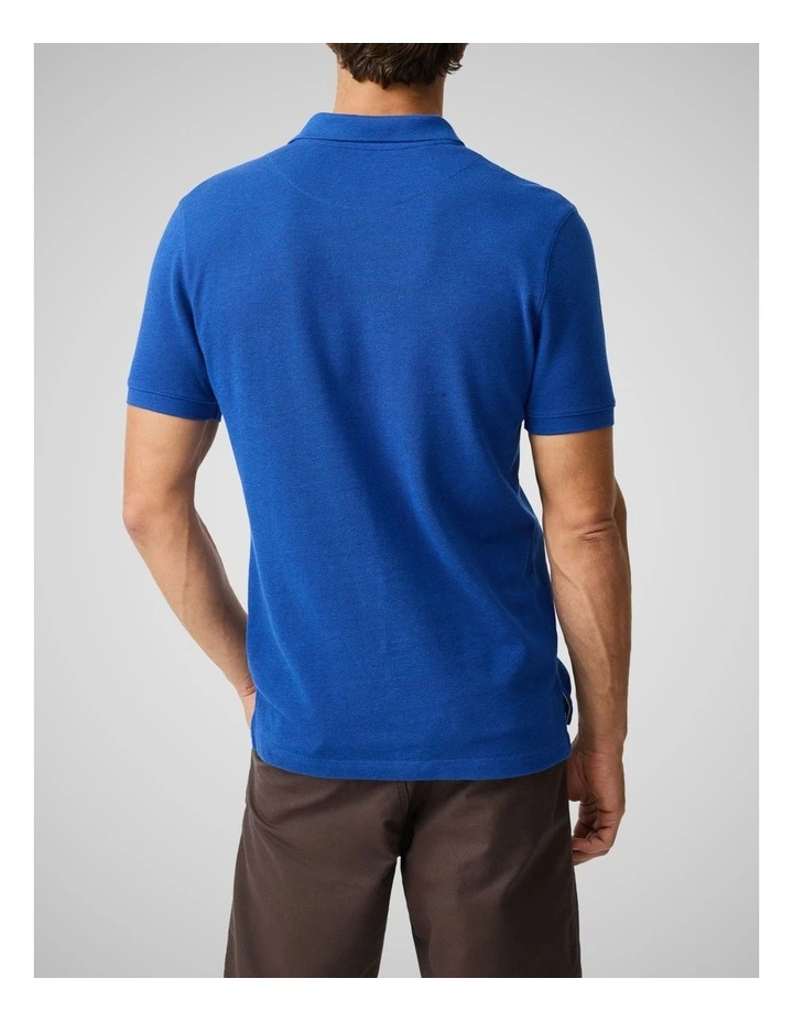 The Gunn Sports Fit Polo in Sapphire image 3