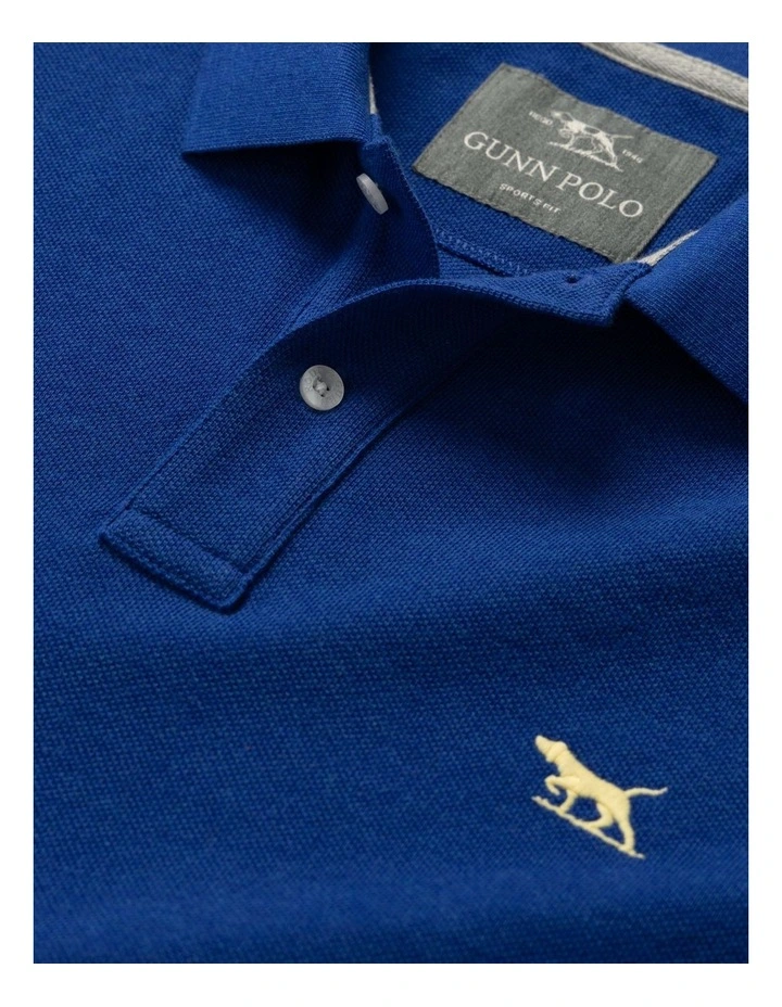 The Gunn Sports Fit Polo in Sapphire image 5