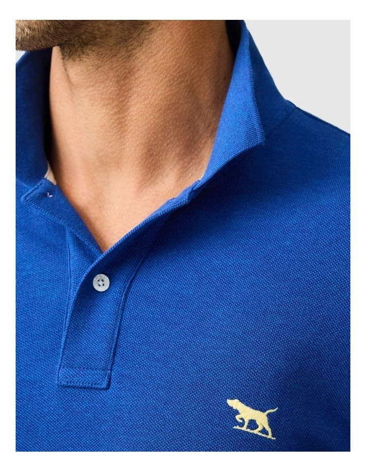 The Gunn Sports Fit Polo in Sapphire image 6