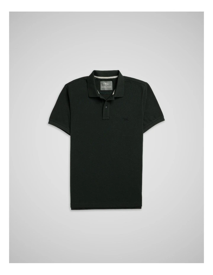 The Gunn Sports Fit Polo in Dark Petrol image 4