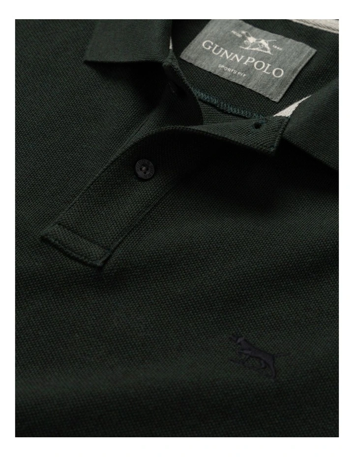 The Gunn Sports Fit Polo in Dark Petrol image 5