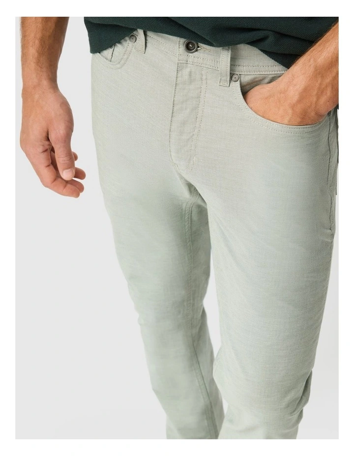 Gunn Straight Fit Jean in Fern image 6