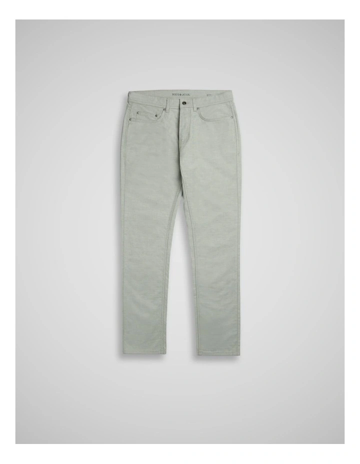 Gunn Straight Fit Jean in Fern image 4