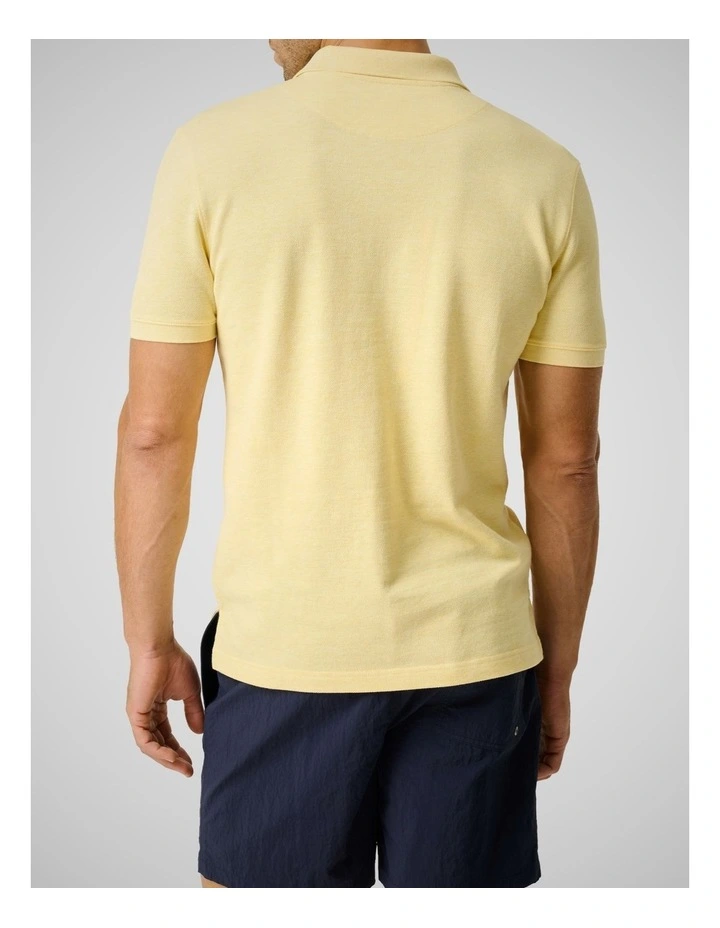 The Gunn Sports Fit Polo in Citrus image 3