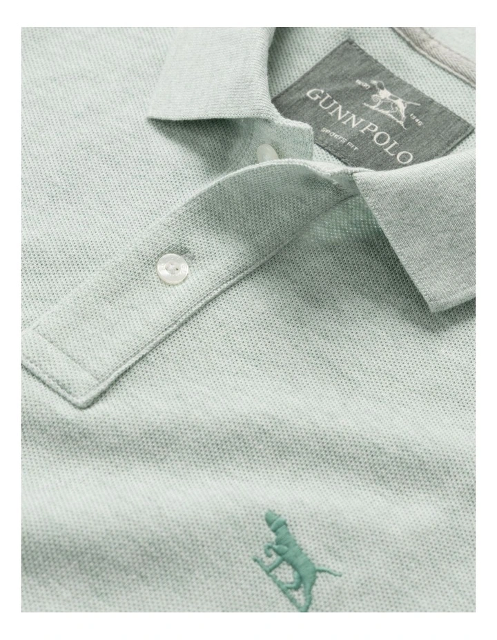 The Gunn Sports Fit Polo in Dew image 5