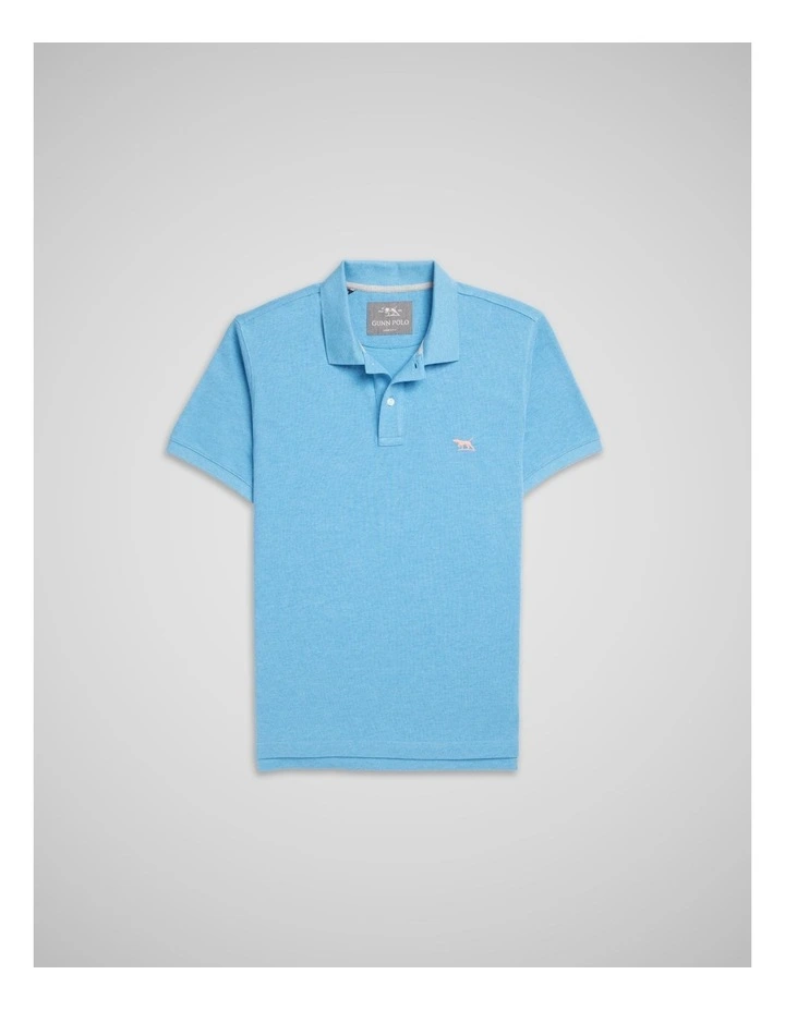 The Gunn Sports Fit Polo in Azure image 4