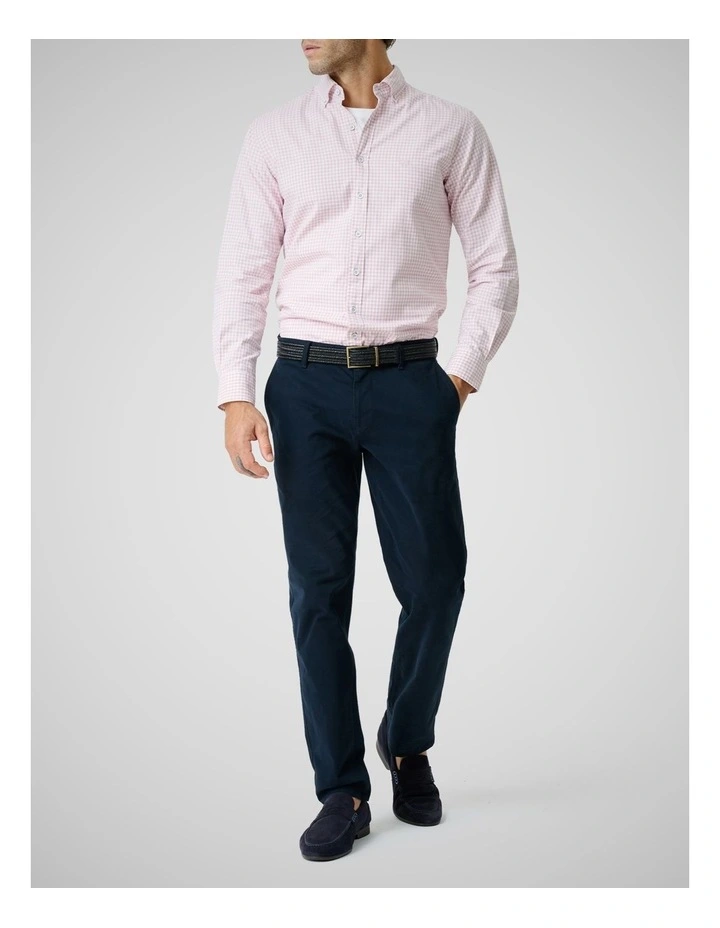 Oxford Bayshore Gingham Long Sleeve Shirts in Sunblush image 2
