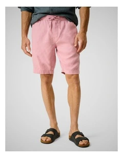 Linen 9 Resort Short in Rose
