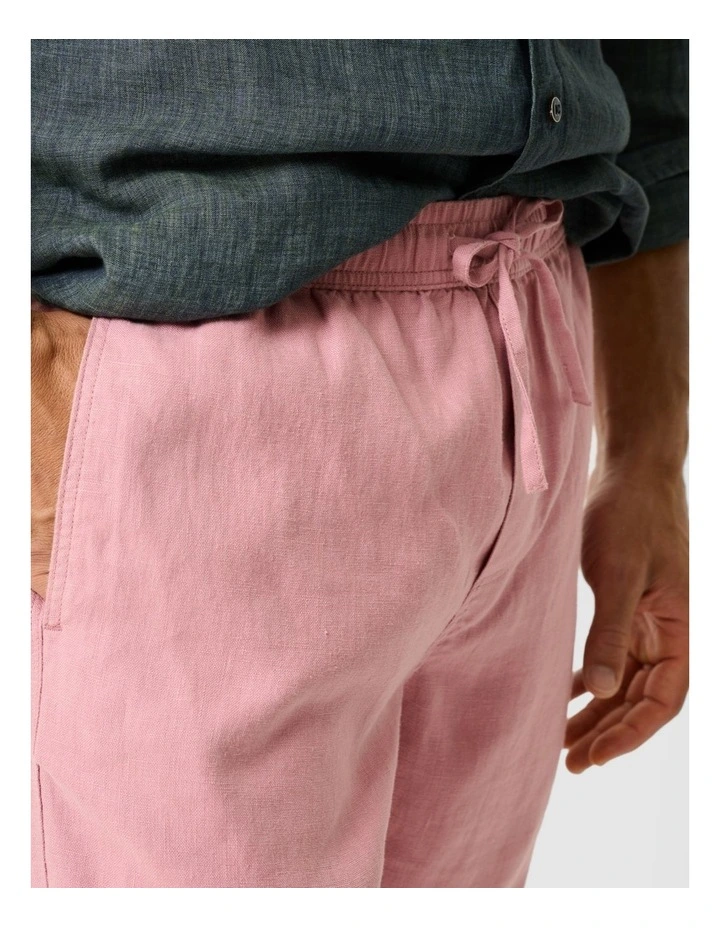 Linen 9 Resort Short in Rose image 6