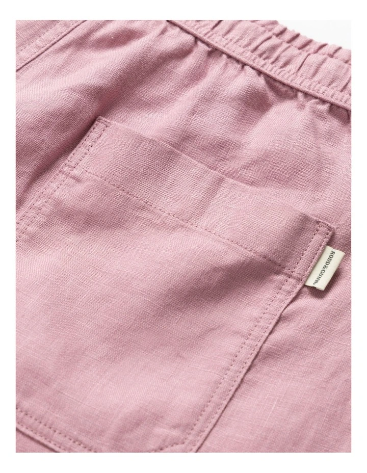 Linen 9 Resort Short in Rose image 7