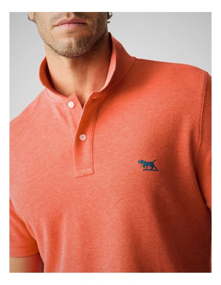 The Gunn Sports Fit Polo in Vermilion image 6