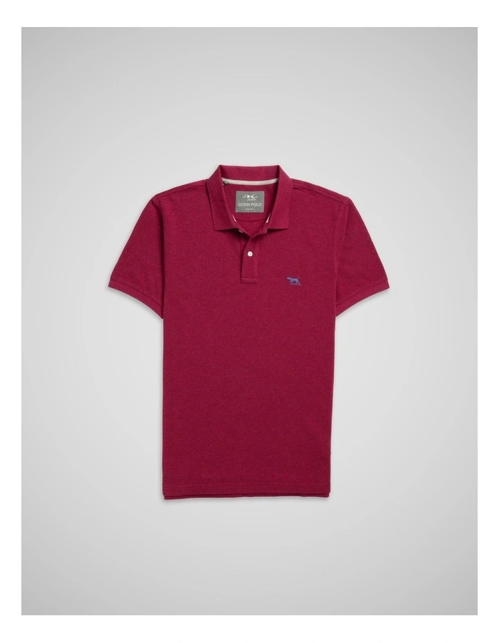 The Gunn Sports Fit Polo in Sangria image 4