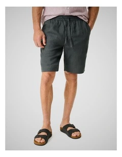 Linen 9 Resort Short in Thunder