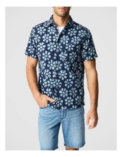 Fort Hill Short Sleeve Shirt in Ink