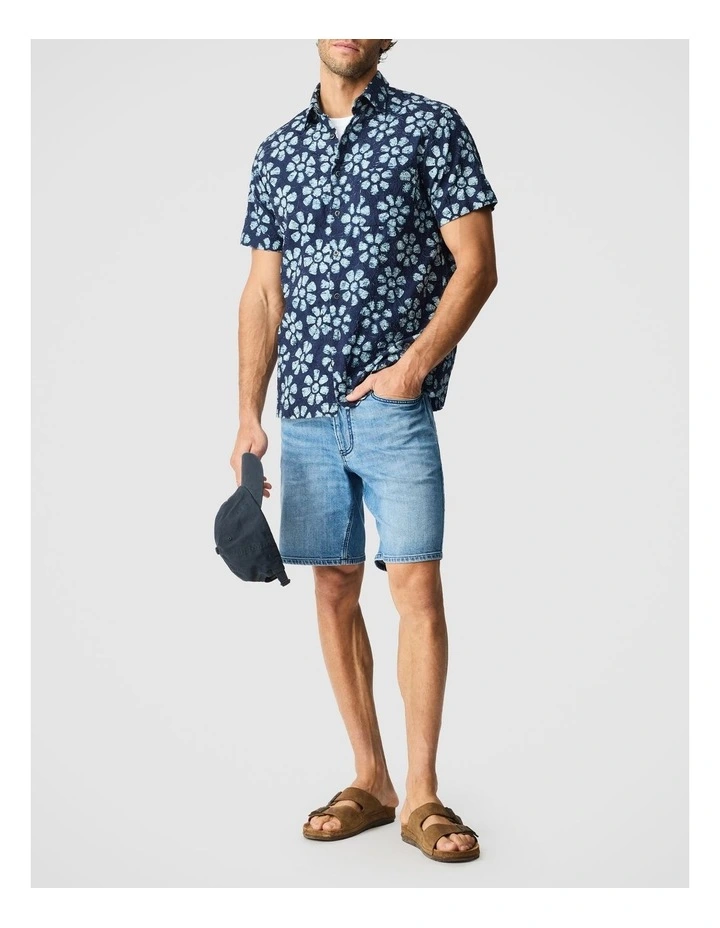 Fort Hill Short Sleeve Shirt in Ink image 2