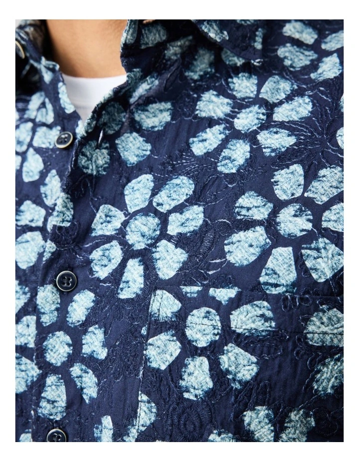 Fort Hill Short Sleeve Shirt in Ink image 6
