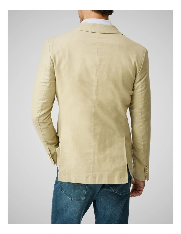 Hexton Sports Fit Jacket in Flax image 3