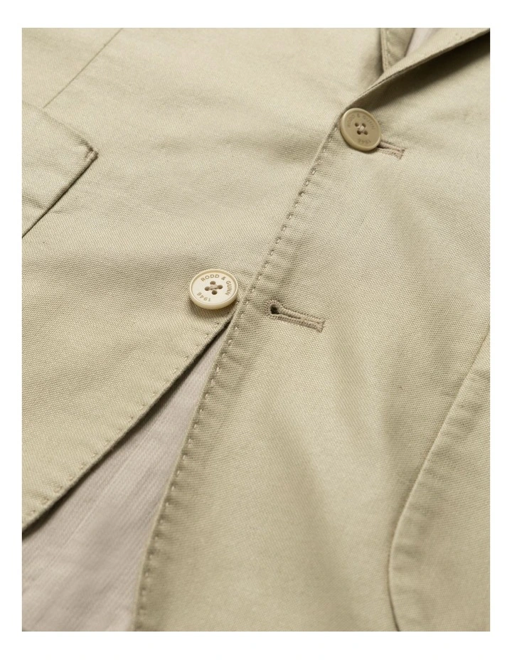 Hexton Sports Fit Jacket in Flax image 5