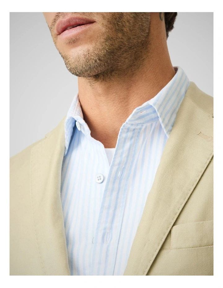 Hexton Sports Fit Jacket in Flax image 6