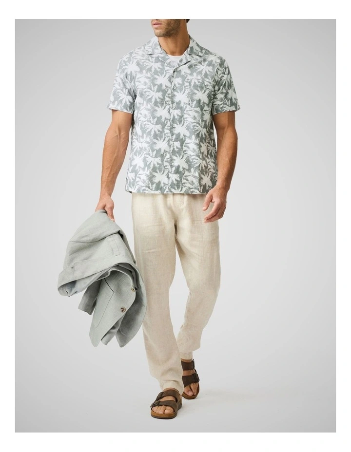 Mossburn Short Sleeve Shirt in Dusty Green image 2