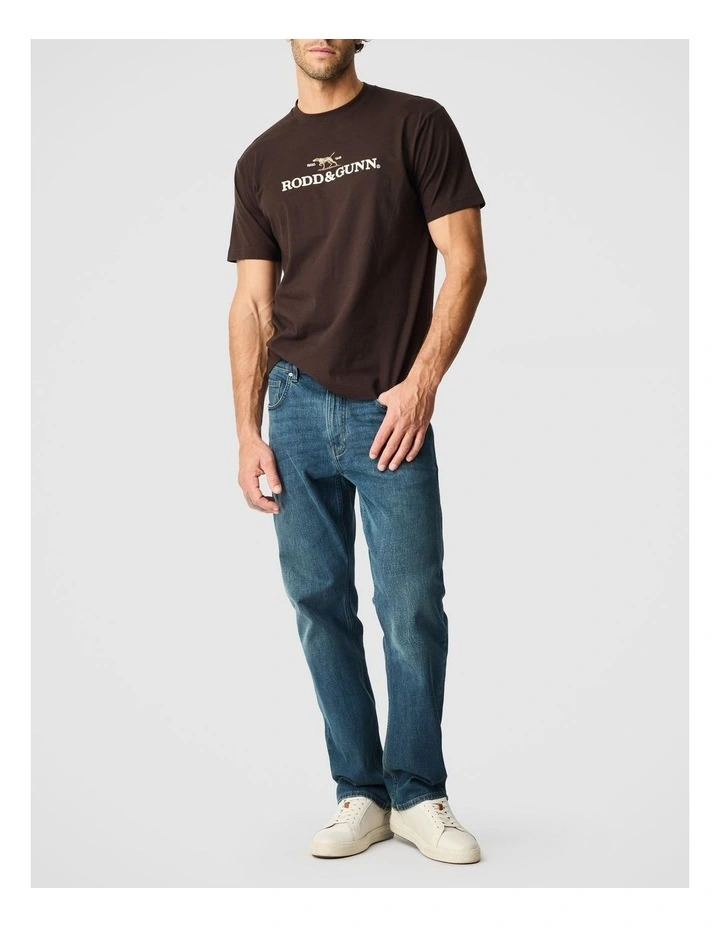 The Peaks Logo Tee in Espresso image 2