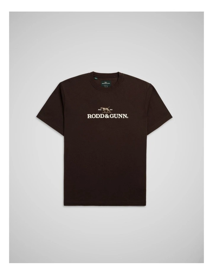 The Peaks Logo Tee in Espresso image 4