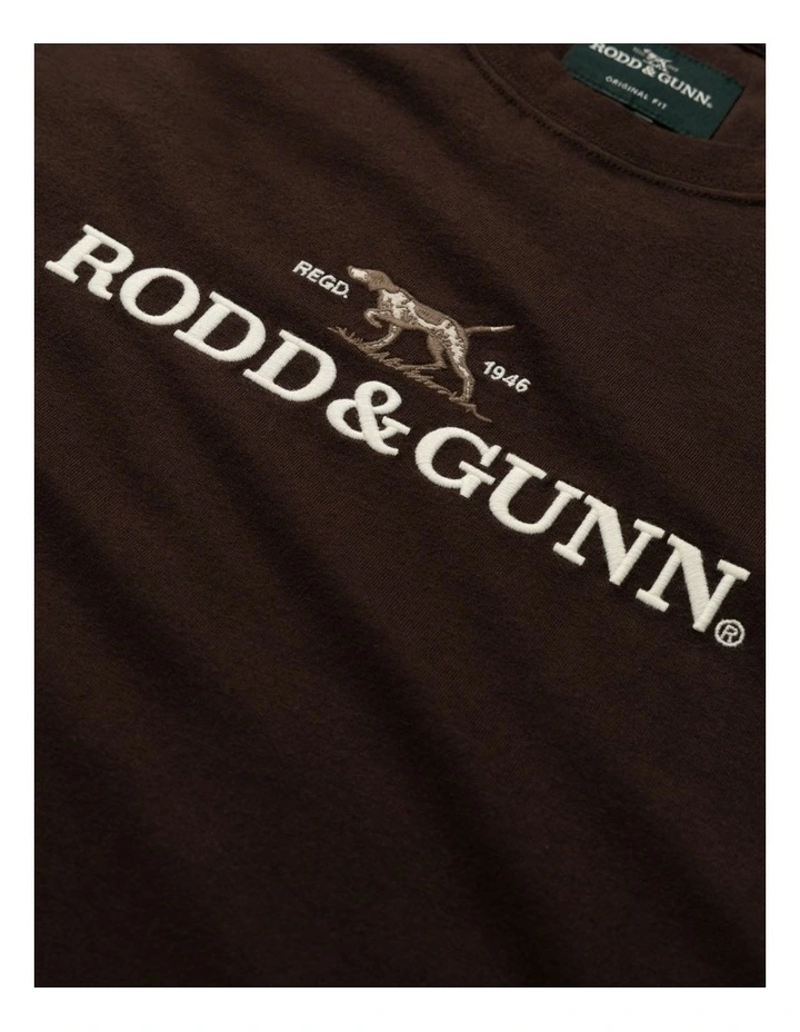 The Peaks Logo Tee in Espresso image 5