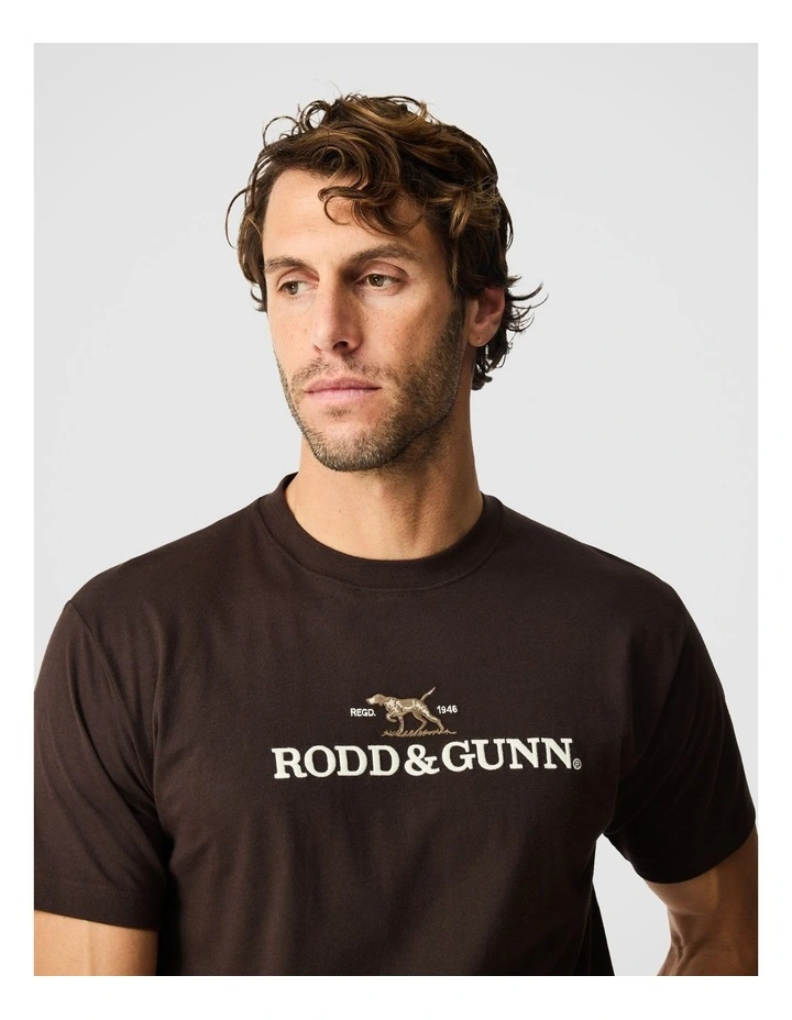 The Peaks Logo Tee in Espresso image 6