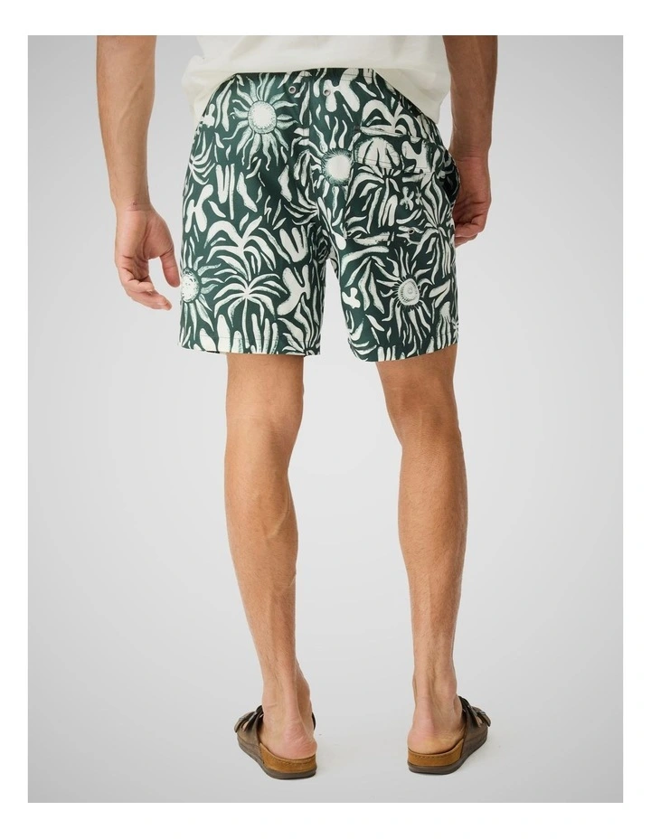 Mason River Swim Short in Emerald image 3