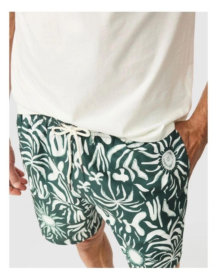 Mason River Swim Short in Emerald image 6