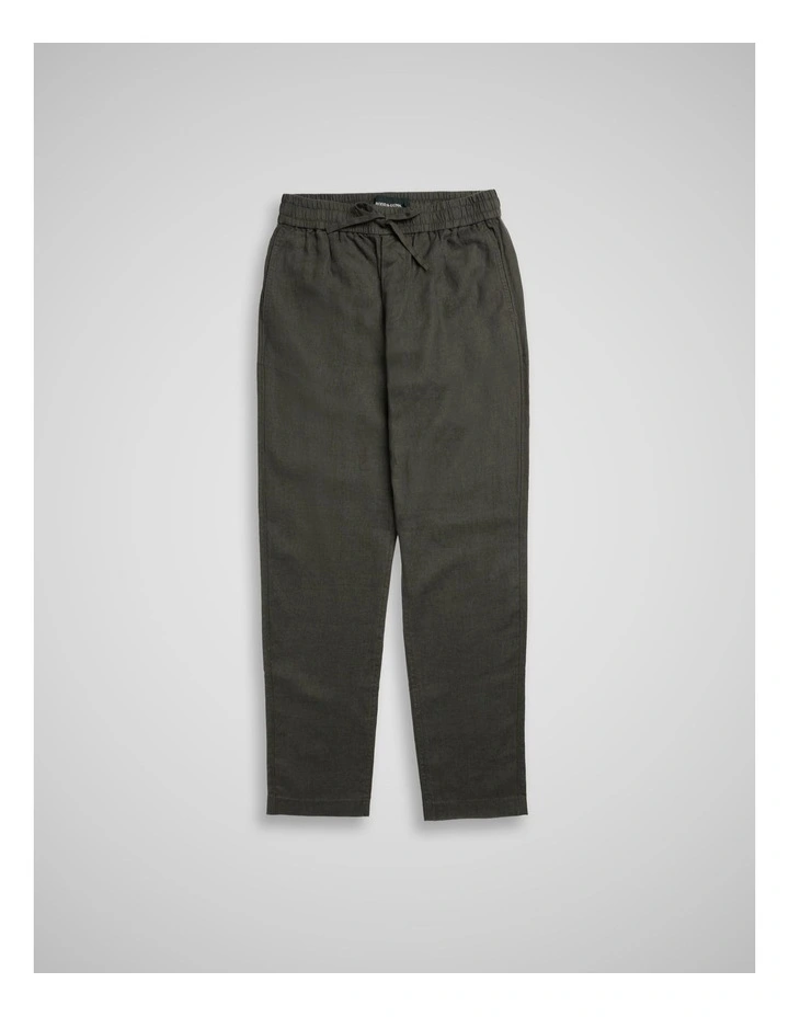 Linen Resort Pant in Bayleaf image 4