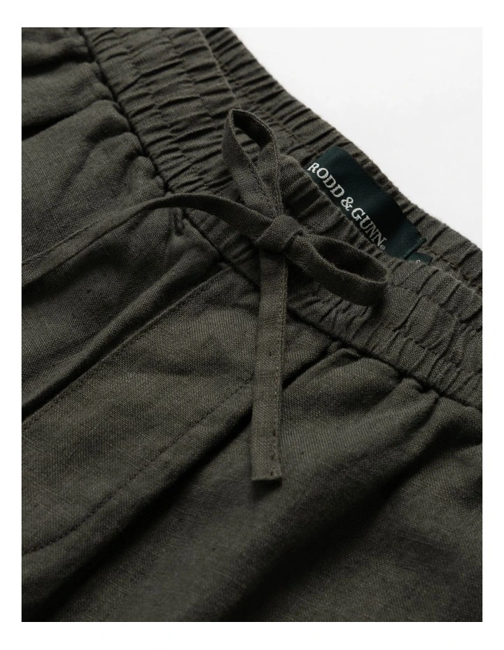 Linen Resort Pant in Bayleaf image 5