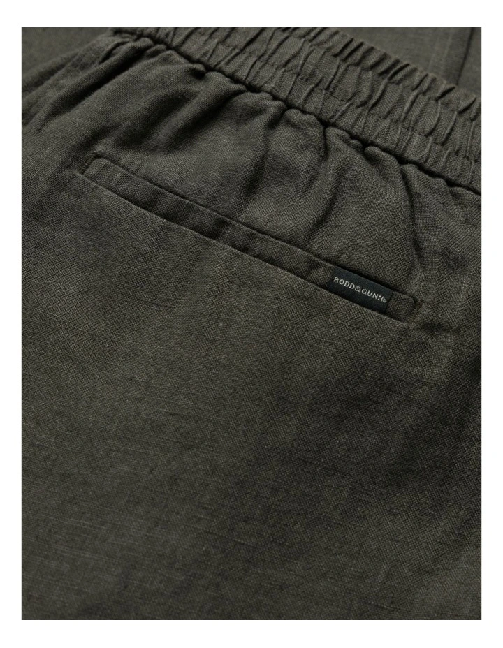 Linen Resort Pant in Bayleaf image 7