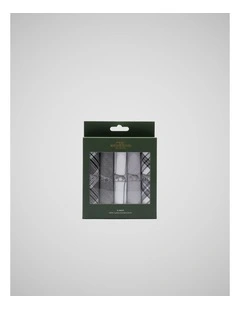 Gunner Handkerchief 5 Pk in Grey Multi