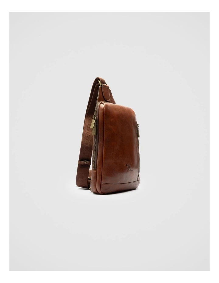 Lincoln Crossbody in Dark Cognac image 2