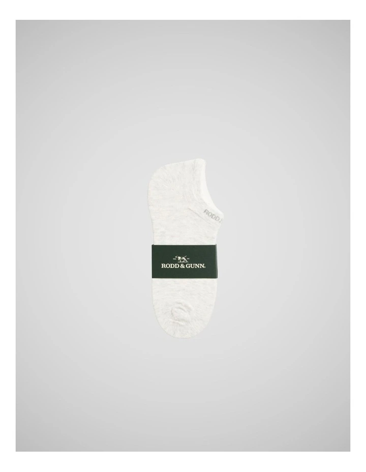 Gunner Sneaker 3 Pack Socks in Chalk Marle image 2