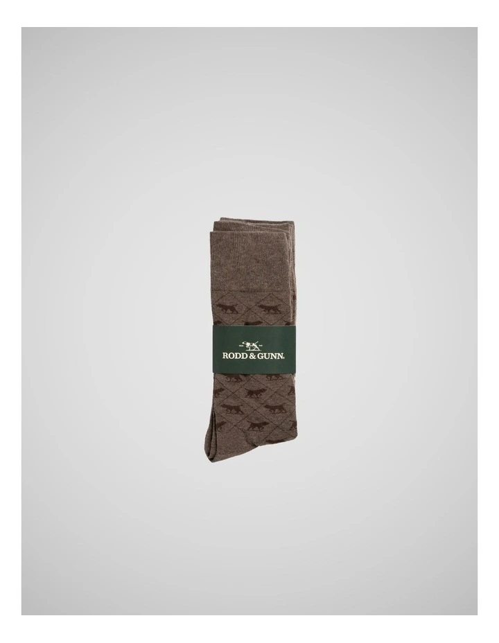 Argyle Street 3 Pack Socks in Earth Multi image 2