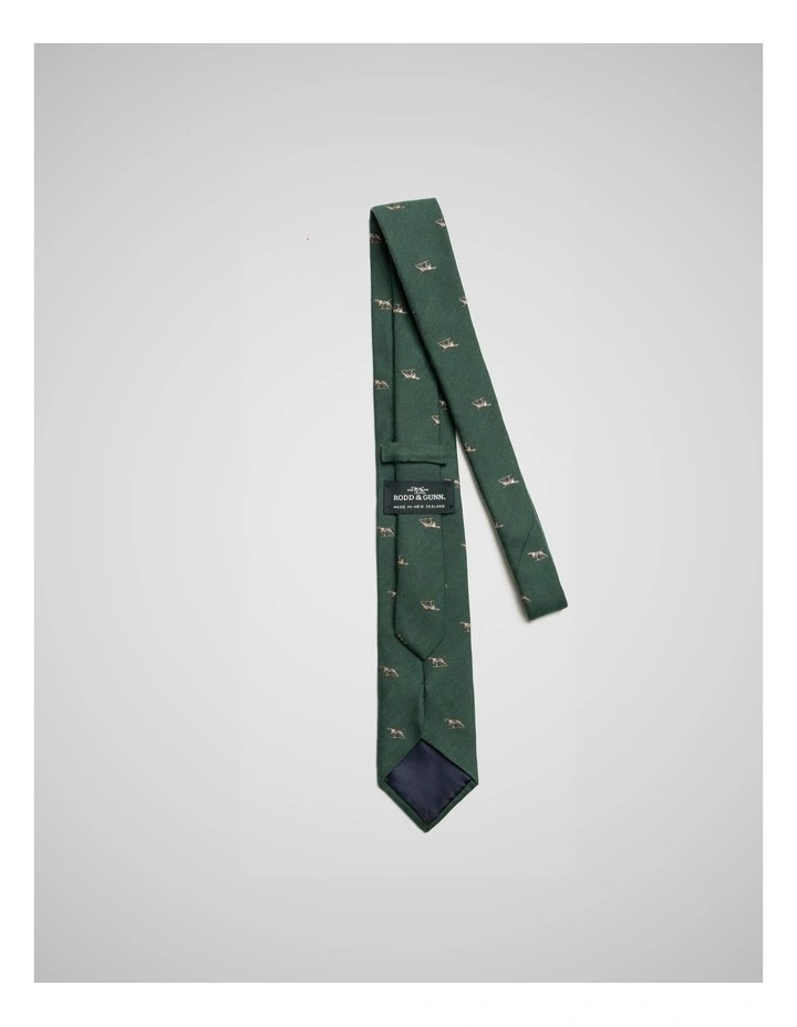 Gunner Heritage Tie in Dk Green image 3