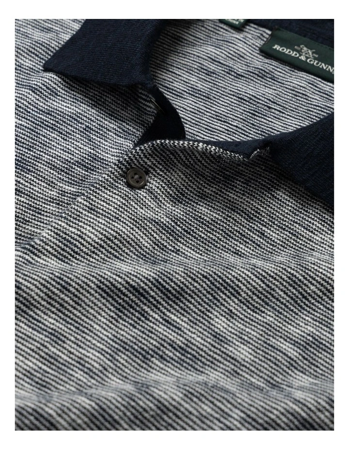 Eagle Peak Knitted Polo in Indigo image 5