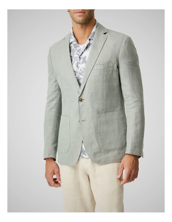 The Cascades Sports Fit Jacket in Celadon image 1