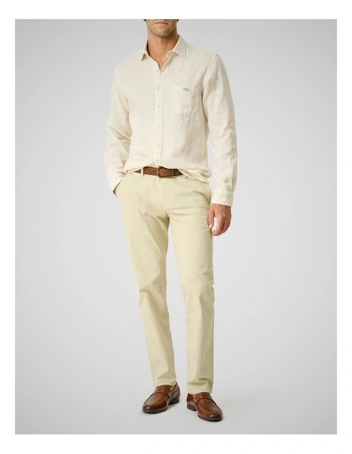 Coromandel 2 Long Sleeve Sports Fit Shirt in Sand image 2