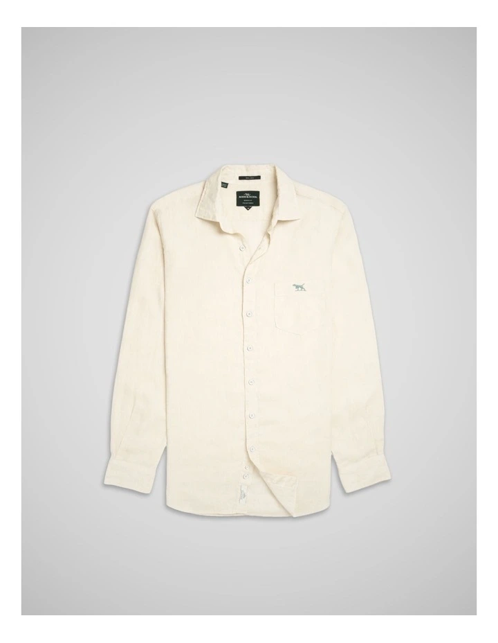 Coromandel 2 Long Sleeve Sports Fit Shirt in Sand image 4