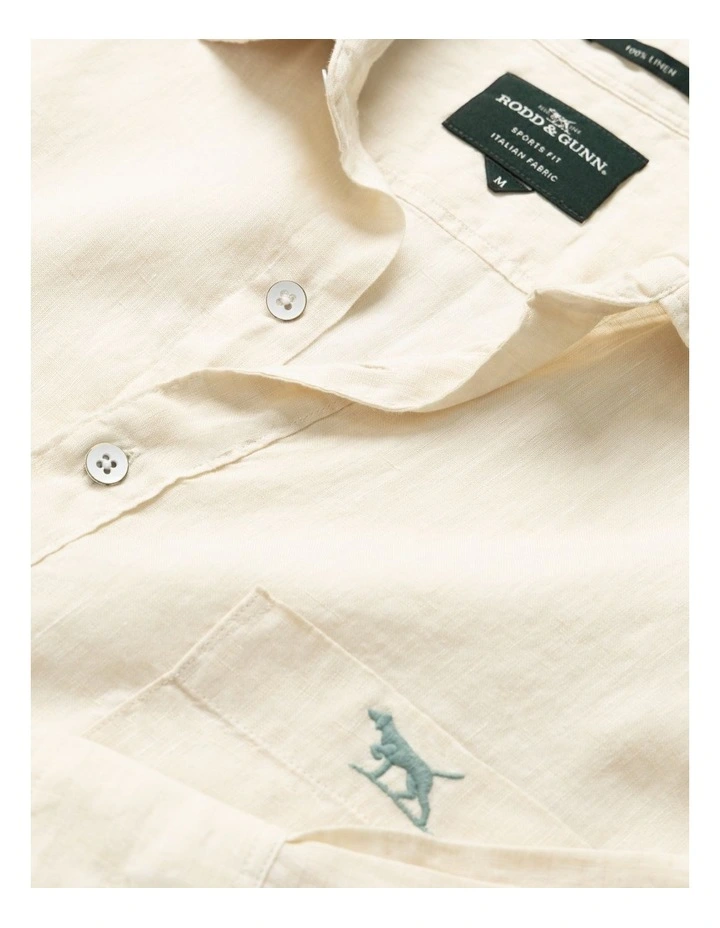 Coromandel 2 Long Sleeve Sports Fit Shirt in Sand image 5