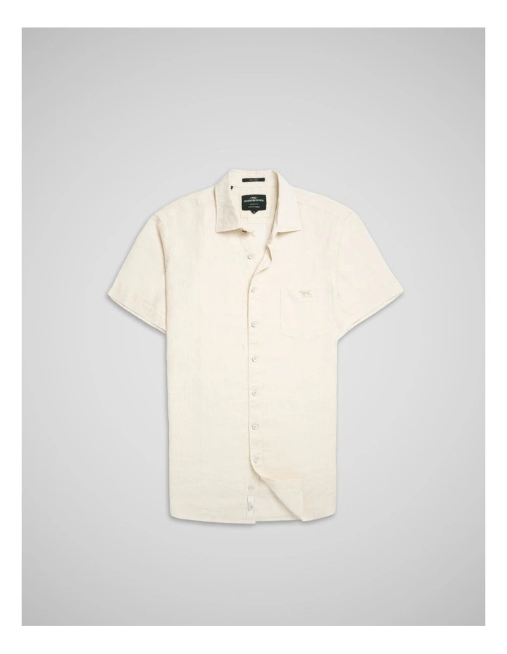 Cathedral Cove Short Sleeve Sports Fit Shirt in Sand image 4