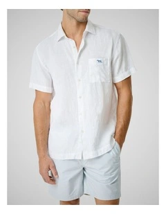 Coral Bay Short Sleeve Shirt in Snow