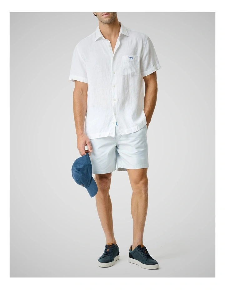 Coral Bay Short Sleeve Shirt in Snow image 2