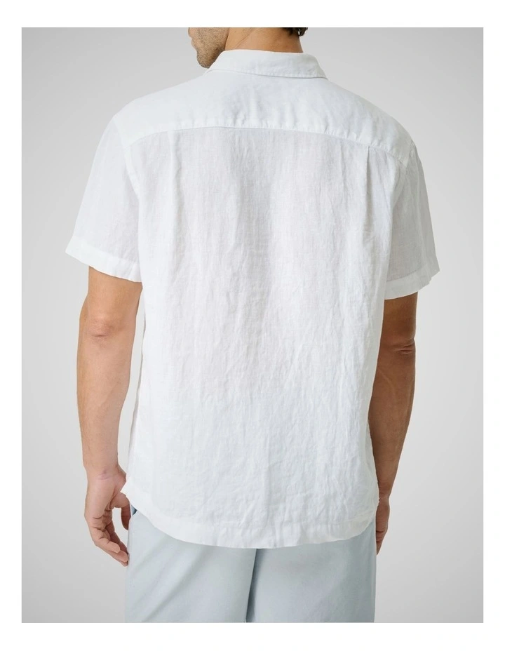 Coral Bay Short Sleeve Shirt in Snow image 3