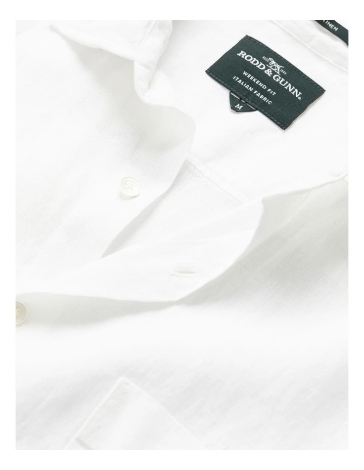 Coral Bay Short Sleeve Shirt in Snow image 5